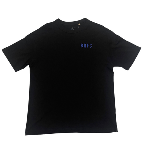 Oversized fit Map Backprint T-Shirt - Black