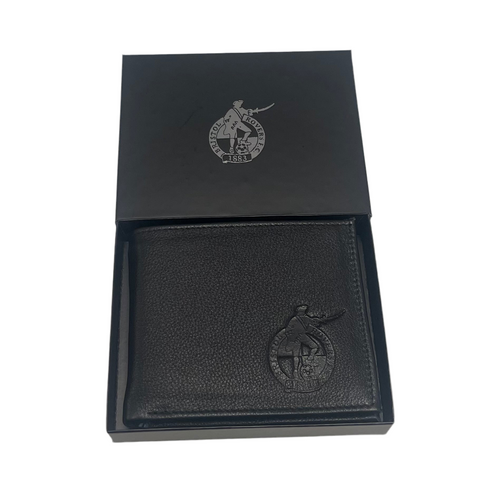 Stadium Print Boxed Leather Wallet