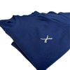 140 Embroidered T-Shirt - Navy
