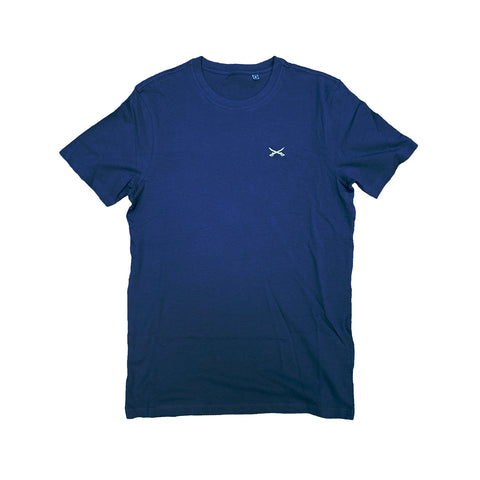 140 Embroidered T-Shirt - Navy