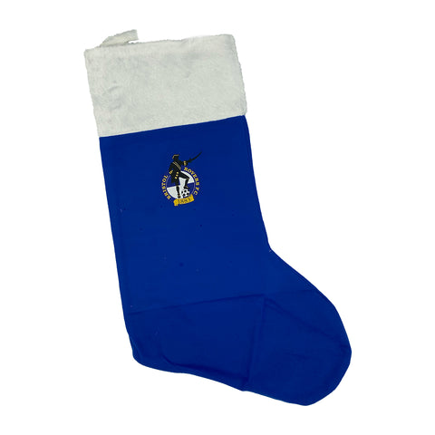 Blue Crest Xmas Stocking
