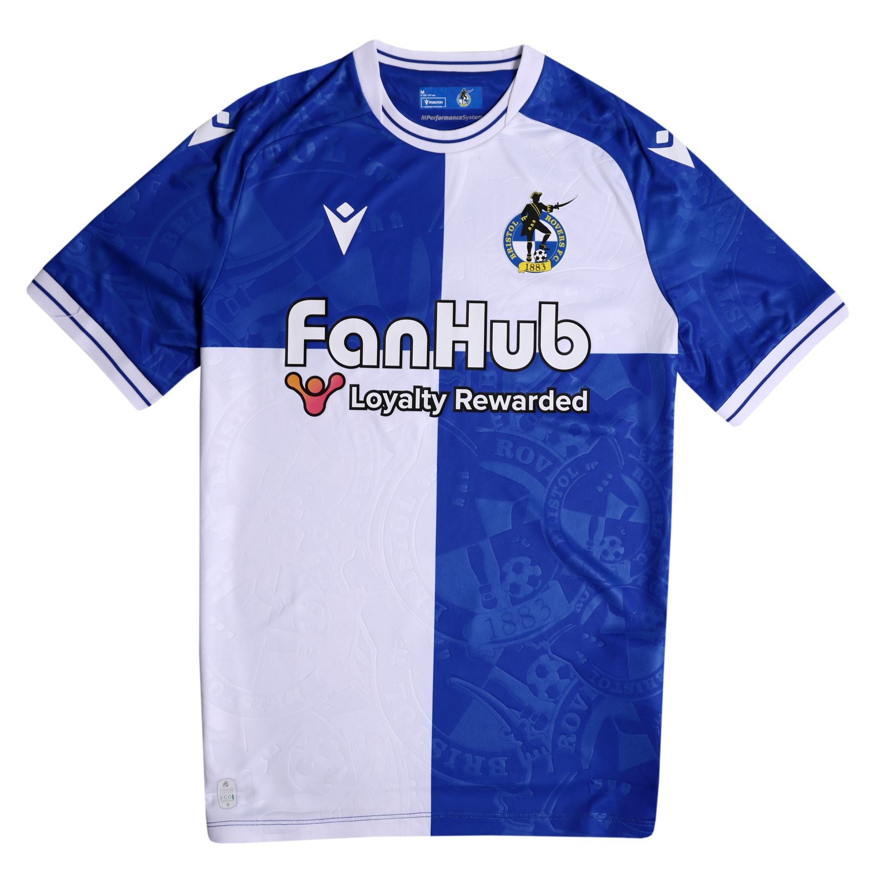 Bristol Rovers FC - Official Macron Adult Home Shirt 2024/25