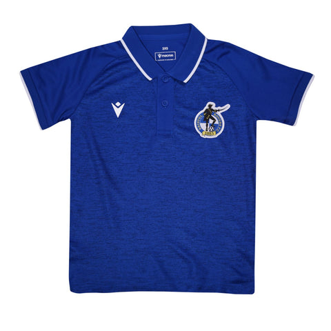 Junior 25/26 Travel Polo Shirt-Royal
