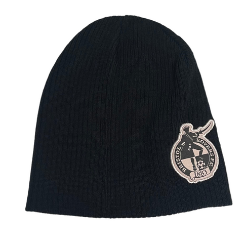 Macron Pink Crest Beanie Hat - Black
