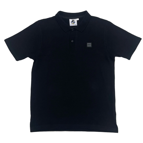 BRFC Black Waffle Polo