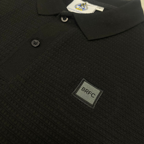 BRFC Black Waffle Polo