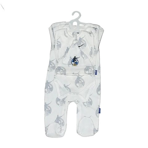 Crest Repeat Babywear Set 4pck